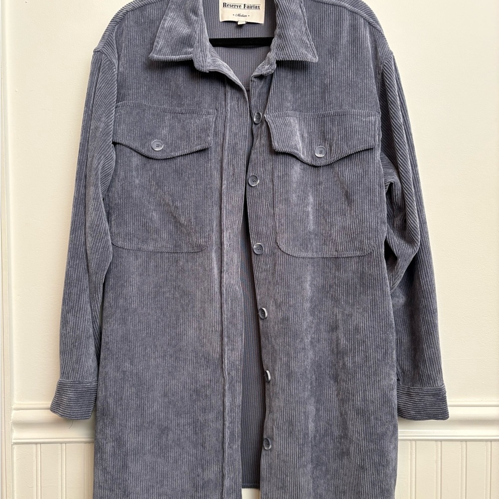 Reserve Fairfax Oversized corduroy shacket